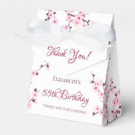 Cherry Blossom Pink White | Benutzerdefinierter Ge Geschenkschachtel