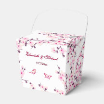 Cherry Blossom Pink White Custom Wedding