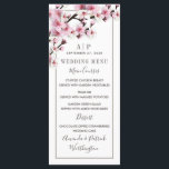 Cherry Blossom Pink White Wedding Menu Cards Menükarte<br><div class="desc">Cherry Blossom Pink White Wedding Menu Cards - mit einem Farbschema aus dunkelbraun, rosa und weiß mit modernen Drehbüchern und serifenlosen Schriftart. Das Design bietet auch die passende dunkelbraune Doppelrandung an der Vorderseite mit Monogrammen. Sehen Sie sich den vollständigen Link zur Sammlung an, der auf dieser Seite gefunden wurde, um...</div>