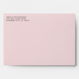 Cherry Blossom Pink White Wedding Umschläge