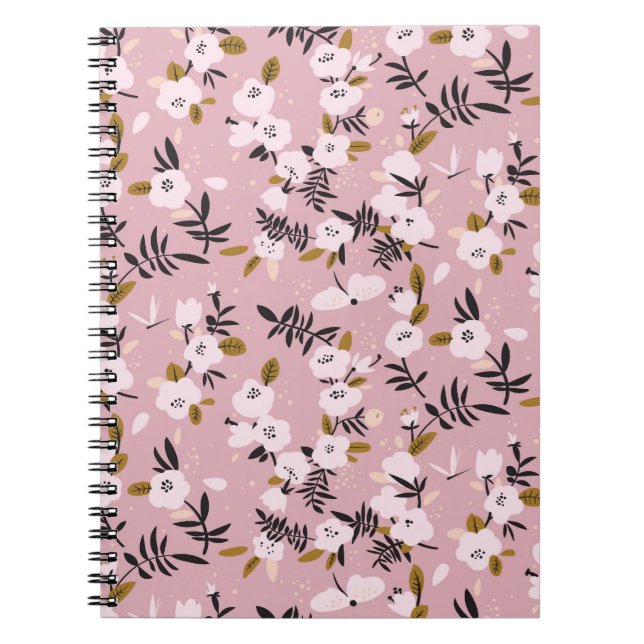 Cherry Blossom Pink: zender Frühling Notizblock (Vorderseite)