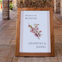 Cherry Blossom Printable Wedding Willkommen