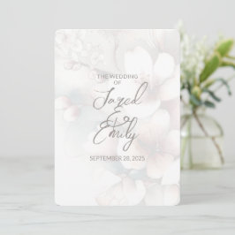 Cherry Blossom QR Code Einladung Hochzeit