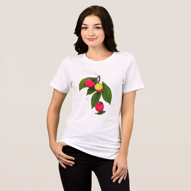 Cherry Blossom Renewal" Tri-Blend Shirt (Vorderseite voll)
