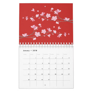 Cherry Blossom - Rot Kalender