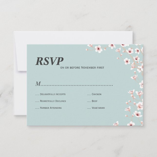 Cherry Blossom rsvp (Devant)