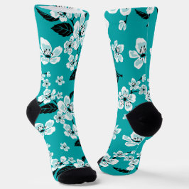 CHERRY BLOSSOM - SAKURA (AQUAMARIN) SOCKEN