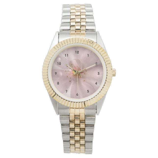 Cherry Blossom Sakura Blume Watch Armbanduhr (Vorderseite)