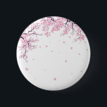 Cherry Blossom Sakura Japanese Art Tote Button<br><div class="desc">A soft and elegant collection inspired by cherry blossom flowers in a minimal Japanese art style. This collection features beautiful floral designs across a variety of products including mugs, phone cases, home decor, and accessories. Perfect for lovers of nature, Japan, and calm aesthetic designs.</div>