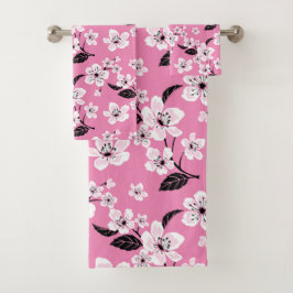 CHERRY BLOSSOM - SAKURA (LITE PINK) BADHANDTUCH SET
