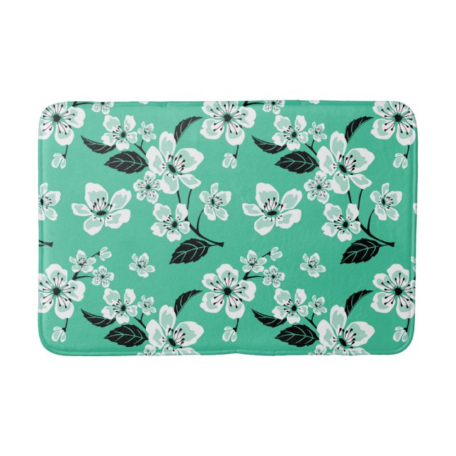 CHERRY BLOSSOM - SAKURA (MINT) BADEMATTE (Vorderseite)