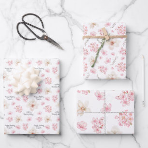 CHERRY BLOSSOM SAKURA NOM DU MOTIF PAPIER DE CARTO