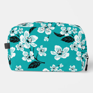 CHERRY BLOSSOM - SAKURA PATTER IN AQUAMARIN WASCHBEUTEL