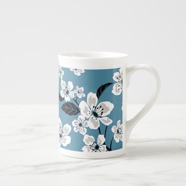 CHERRY BLOSSOM - SAKURA (RAUCHBLAU) PROZELLANTASSE (Rechts)