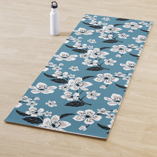 CHERRY BLOSSOM - SAKURA (RAUCHBLAU) YOGAMATTE (Beispiel)