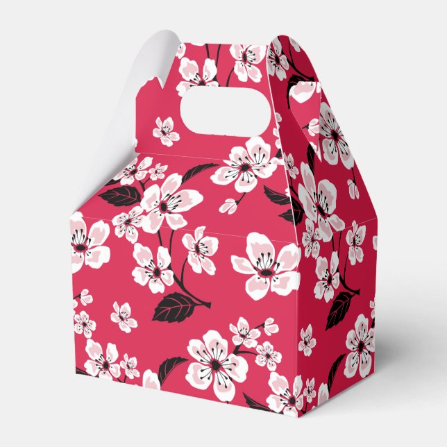 CHERRY BLOSSOM - SAKURA (RED) GESCHENKSCHACHTEL (Vorderseite)