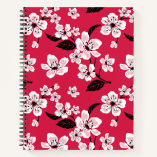 CHERRY BLOSSOM - SAKURA (RED) NOTIZBUCH