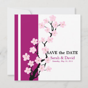 Cherry Blossom Save The Date