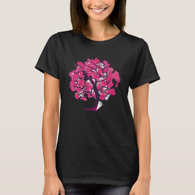 Cherry Blossom Schönheitsbaum T-Shirt (Vorderseite)