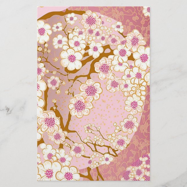 Cherry Blossom Seifenwrap Papier (Vorderseite)
