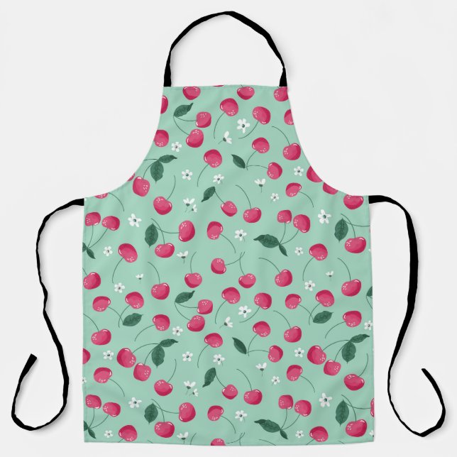 Cherry Blossom: Sommerfestes Design Schürze (Vorderseite)