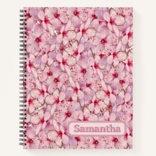 Cherry Blossom Spiral Notebook Notizbuch
