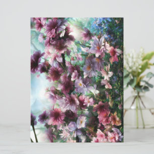 Cherry Blossom Splash Blume Feiertagskarte