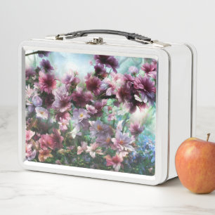 Cherry Blossom Splash Blume Metall Brotdose