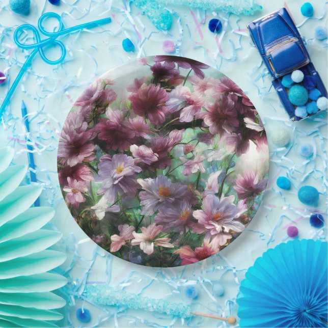 Cherry Blossom Splash Blume Pappteller (Party)