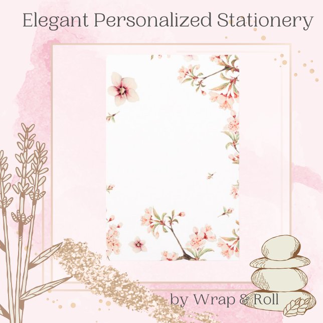 Cherry Blossom Stationery Briefpapier (Von Creator hochgeladen)