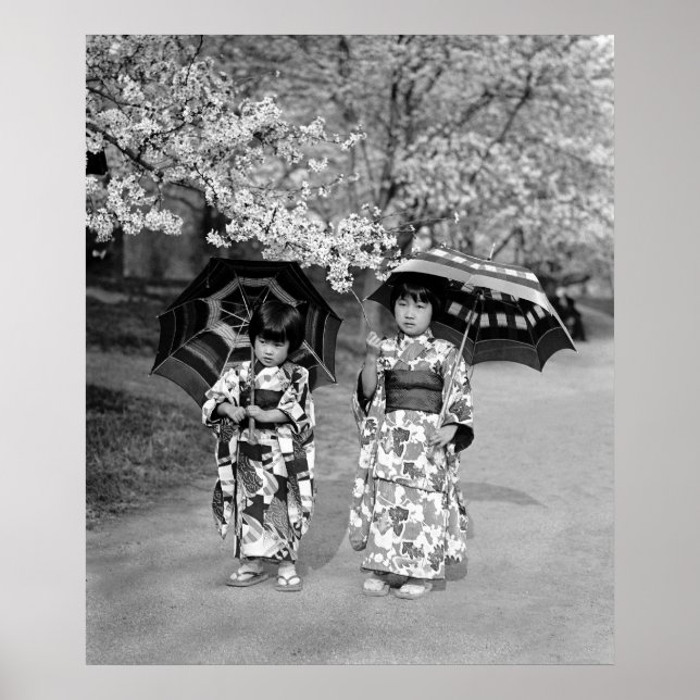 Cherry Blossom Stroll, 1925 Poster (Vorne)