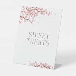 Cherry Blossom Sweet Leckerei Pedestal Sign Sockelschild