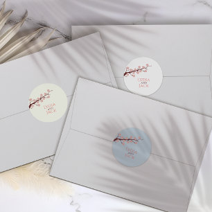 Cherry Blossom Themed Wedding Stickers Etiketten