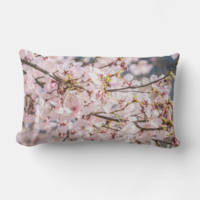 Cherry Blossom Throw Kissen (Vorderseite)
