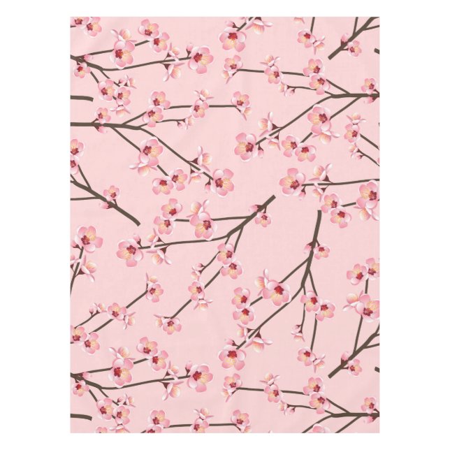 Cherry Blossom Tischdecke (Vorderseite)