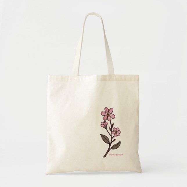 Cherry Blossom Tote Bag Tragetasche (Vorne)