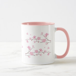 Cherry Blossom - transparent Tasse