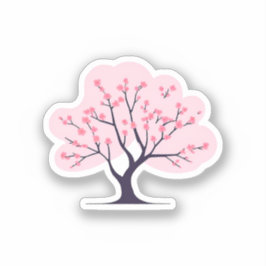 Cherry Blossom Tree Aufkleber