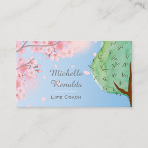 Cherry Blossom Tree Der Garten der Natur Visitenkarte