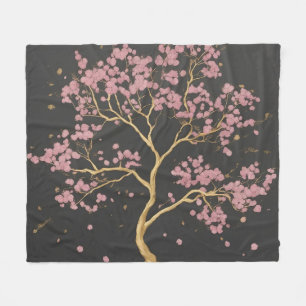 Cherry Blossom Tree Fleecedecke