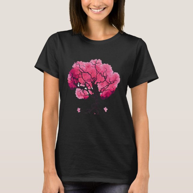 Cherry Blossom  Tree of Life T-Shirt (Vorderseite)