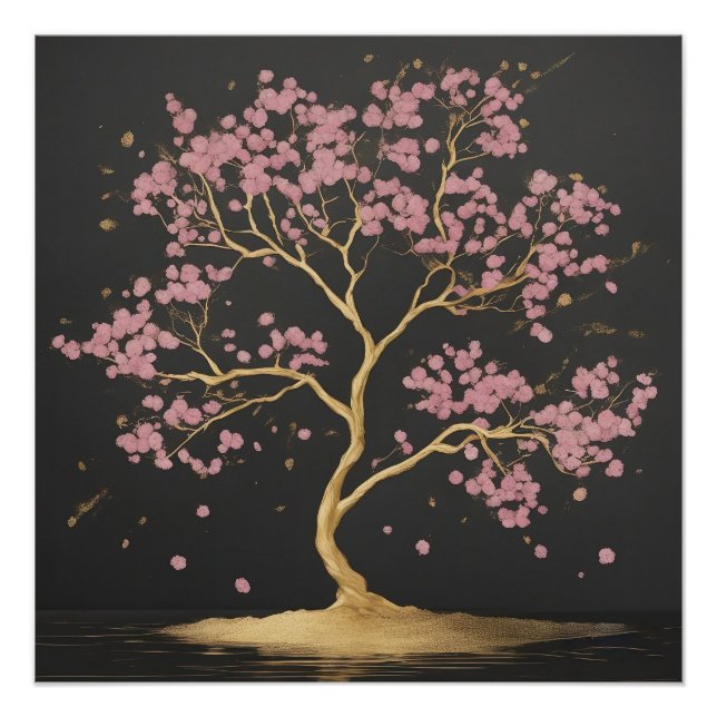 Cherry Blossom Tree Poster (Vorderseite)