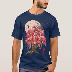 Cherry Blossom Tree Vintage asiatische japanische T-Shirt