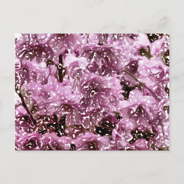 CHERRY BLOSSOM TREM POSTKARTE (Vorderseite)