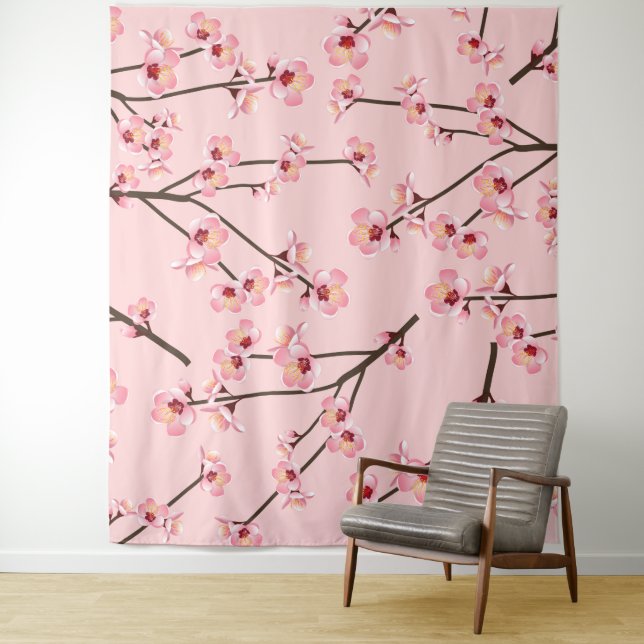 Cherry Blossom Wandteppich (Beispiel)