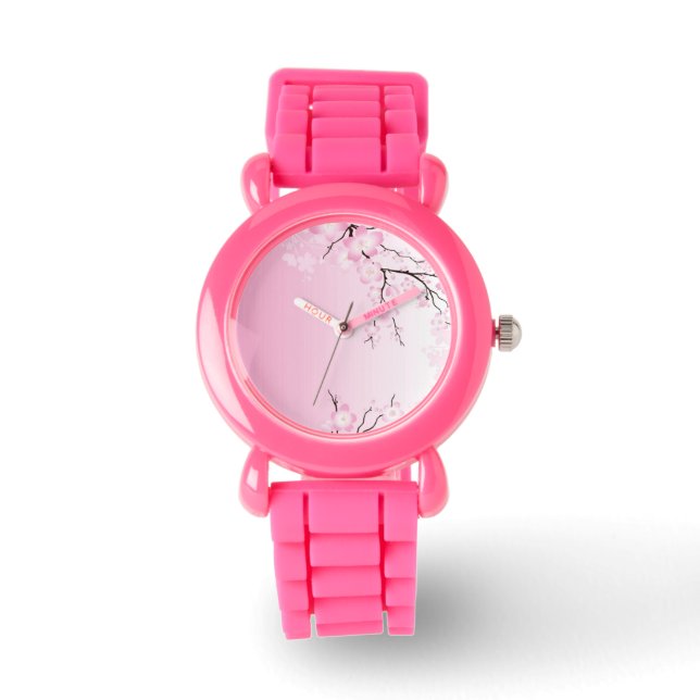 Cherry Blossom Watch Armbanduhr (Vorderseite)