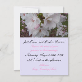 Cherry Blossom Wedding Einladung