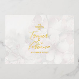 Cherry Blossom Wedding Folieneinladung