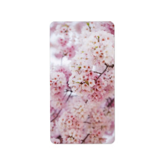 Cherry Blossoms Adressaufkleber