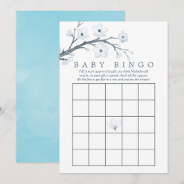 Cherry Blossoms Baby Dusche Bingo Einladung